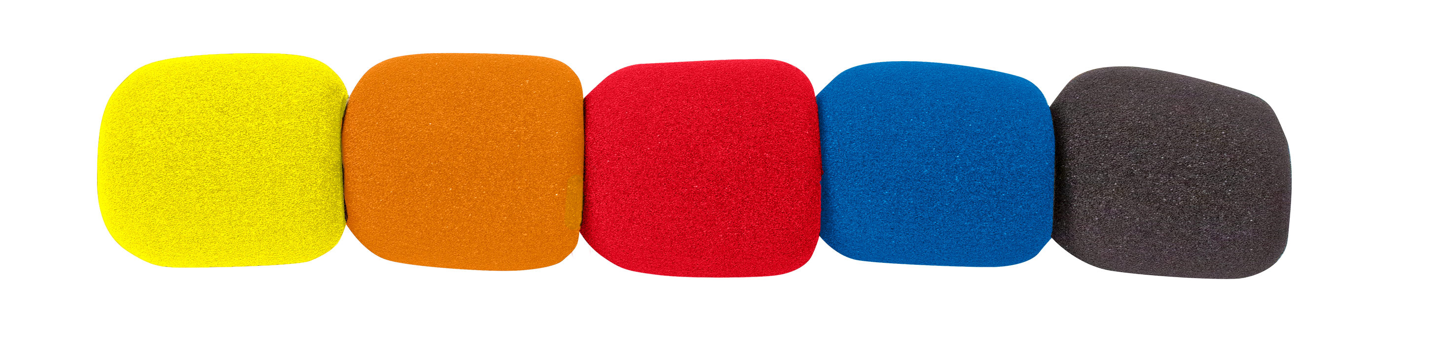 CPK | 195 | Microphone Windshield - 5 Pack | Asst. Colours CPK | 195 | Microphone Windshield - 5 Pack | Asst. Colours